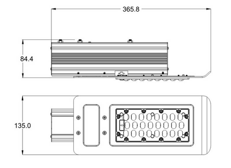 Tor LED Gatelys 30W / 3400lm /IP65 